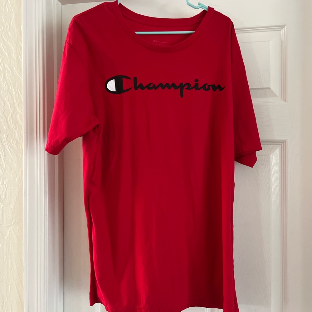 Red Men’s Champion T Shirt